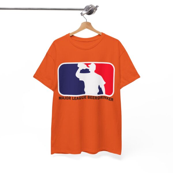 Unisex Heavy Cotton Tee - Major League Beer Drinker Graphic Shirt for Beer Lovers - Image 11