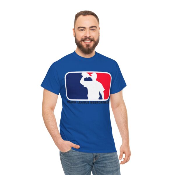 Unisex Heavy Cotton Tee - Major League Beer Drinker Graphic Shirt for Beer Lovers - Image 18