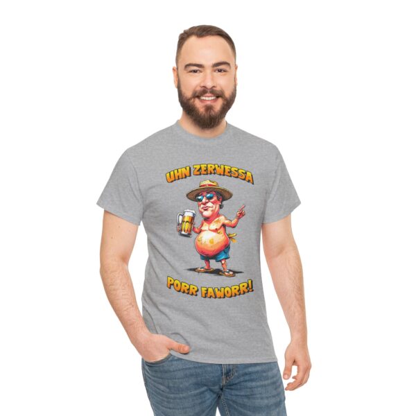 Lustiges Party T-Shirt - 'Uhn zerwessa porr faworr!' Ballerman, Party, Saufen, Mallorca NEU - Image 6
