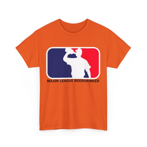 Unisex Heavy Cotton Tee - Major League Beer Drinker Graphic Shirt for Beer Lovers - Image 10