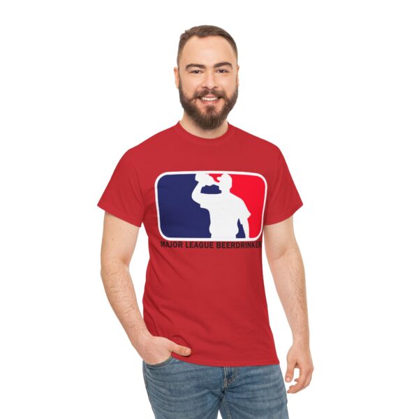 Unisex Heavy Cotton Tee - Major League Beer Drinker Graphic Shirt for Beer Lovers - Image 24