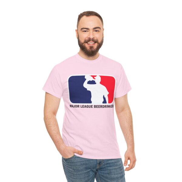 Unisex Heavy Cotton Tee - Major League Beer Drinker Graphic Shirt for Beer Lovers - Image 21