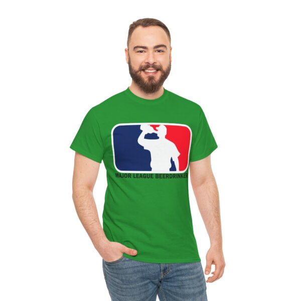 Unisex Heavy Cotton Tee - Major League Beer Drinker Graphic Shirt for Beer Lovers - Image 15
